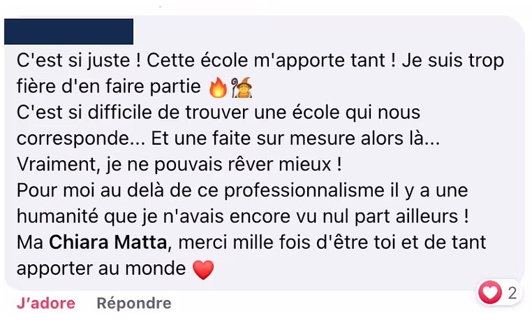 ecole sur mesure